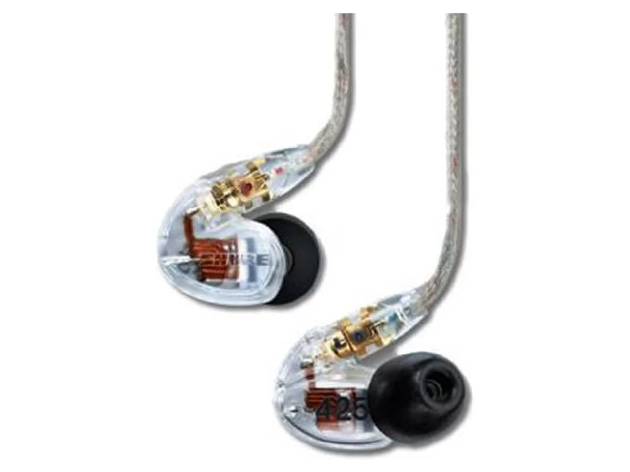 Shure SE425 Pro In-Ear Sound IsoLatitudeing Dual Driver Earphones - Clear