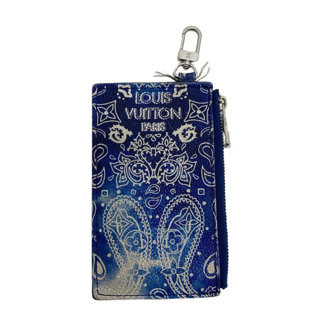 Pre-Owned LOUIS VUITTON M81431 Gaston Wearable Wallet Monogram Bandana Shoulder Bag Blue Men's (Fair)