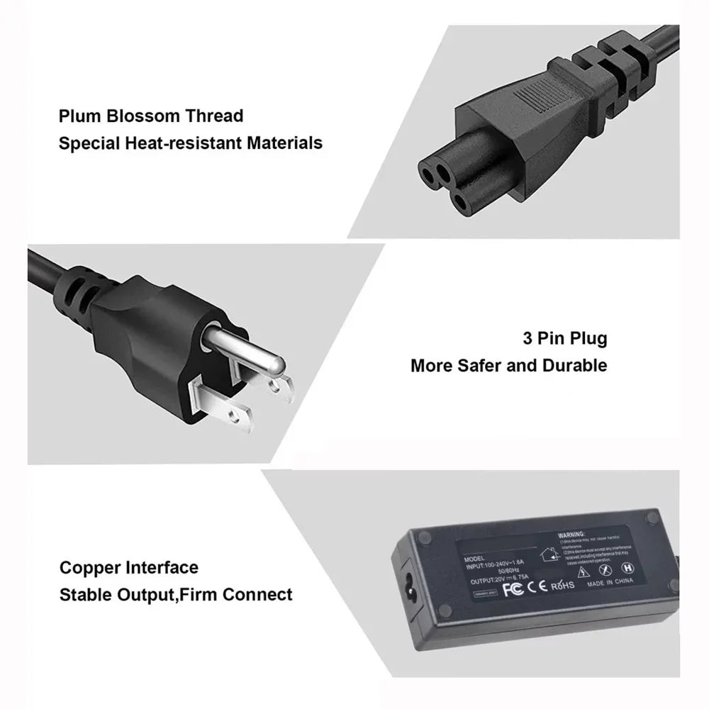CJP-Geek 135W AC Adapter Charger Power for Lenovo Legion Y520-15IKBN 80WK 80Y5 81A0 80YY