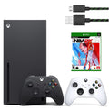 Microsoft Xbox Series X with White Controller, NBA 2K22, & USB C Cable