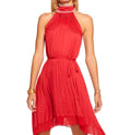 Women's Ramy Brook Black Tie, Party Size M Cocktail Dress Soiree Red