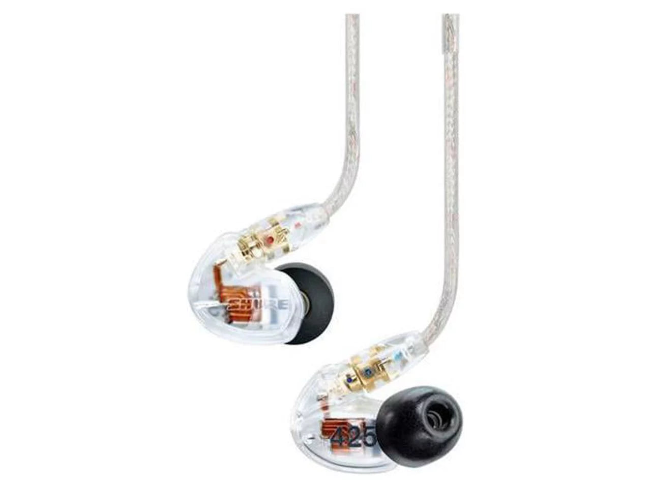 Shure SE425 Pro In-Ear Sound IsoLatitudeing Dual Driver Earphones - Clear