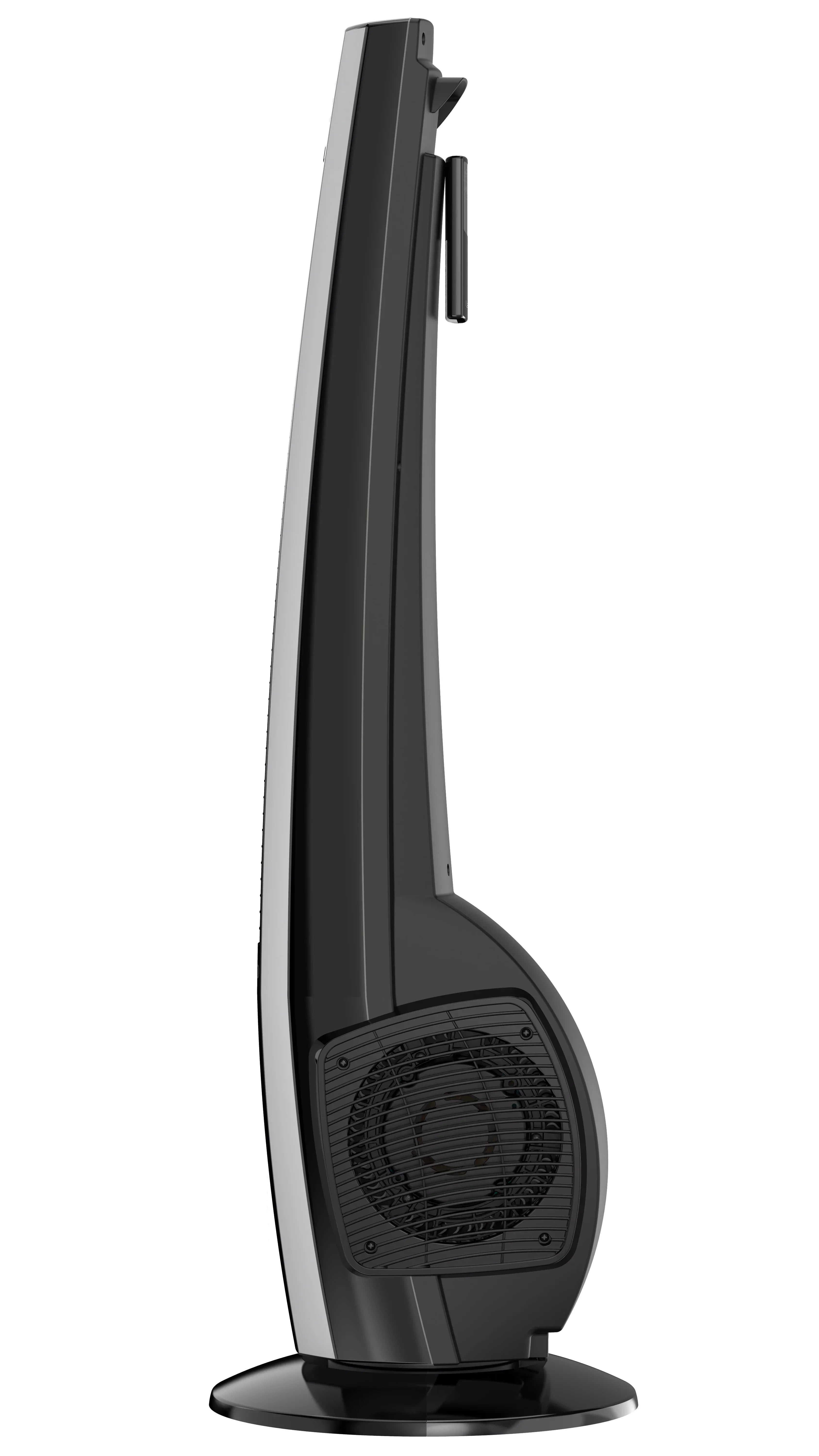 Lasko 38" 4-Speed Hybrid Tower Fan with Timer, Remote Control, Black/Silver, T38415, New
