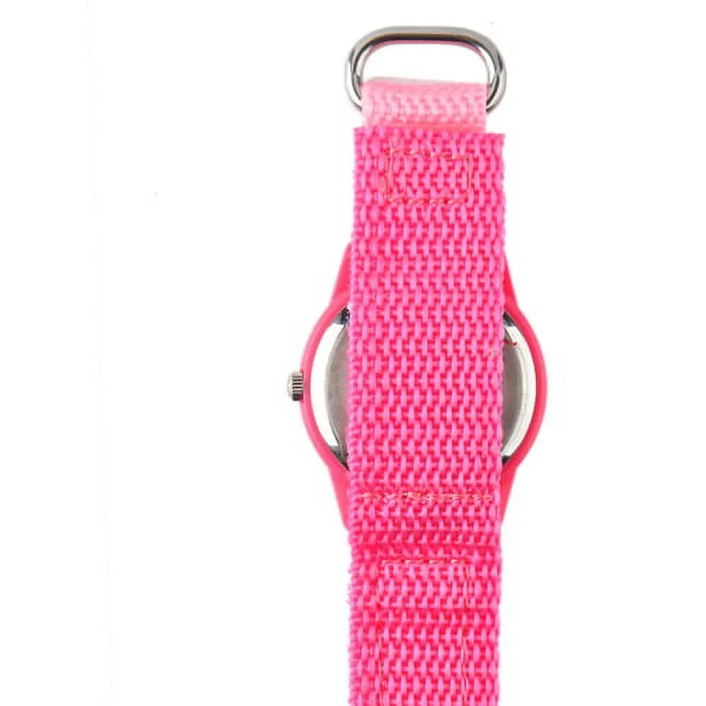 Disney Girls Princess Acrylic Pink Strap Time Teacher Watch