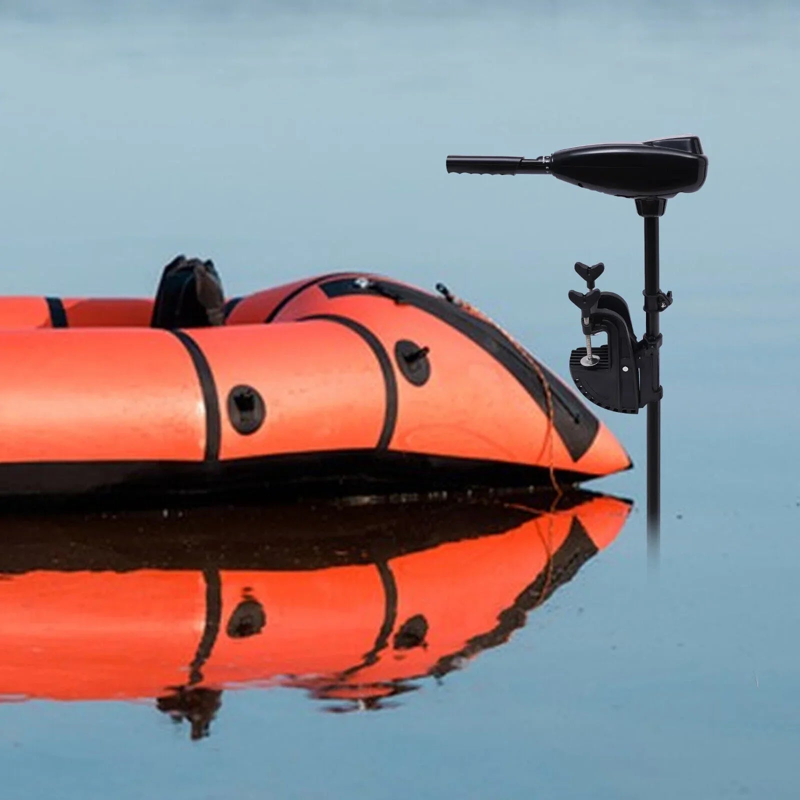 80Lbs 12V 1.2HpThrust Electric Trolling Motor Fishing Boat Outboard Motor Engine