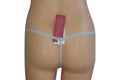 La Perla Women's Light Gray Cotton Knit G String (XS)