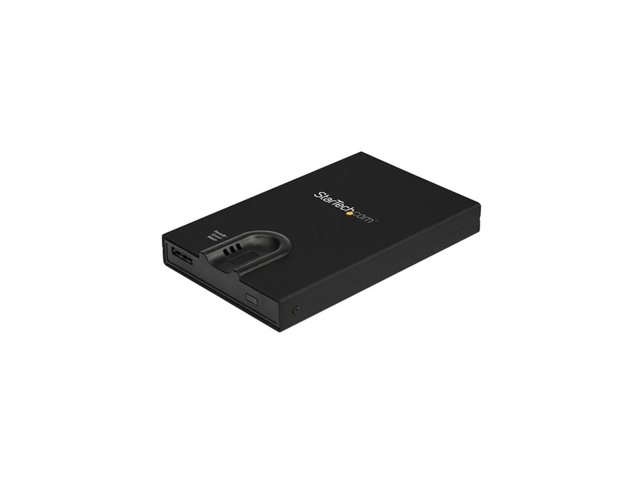 Startech.com Usb 3.0 To 2.5-inch Sata External Hard Drive Enclosure With Secure Biometric Fingerprint/password Access For 256-bit Aes Encrypted Usb 3.1 Gen 1 5gbps Ssd/hdd Data Transfer - Portable