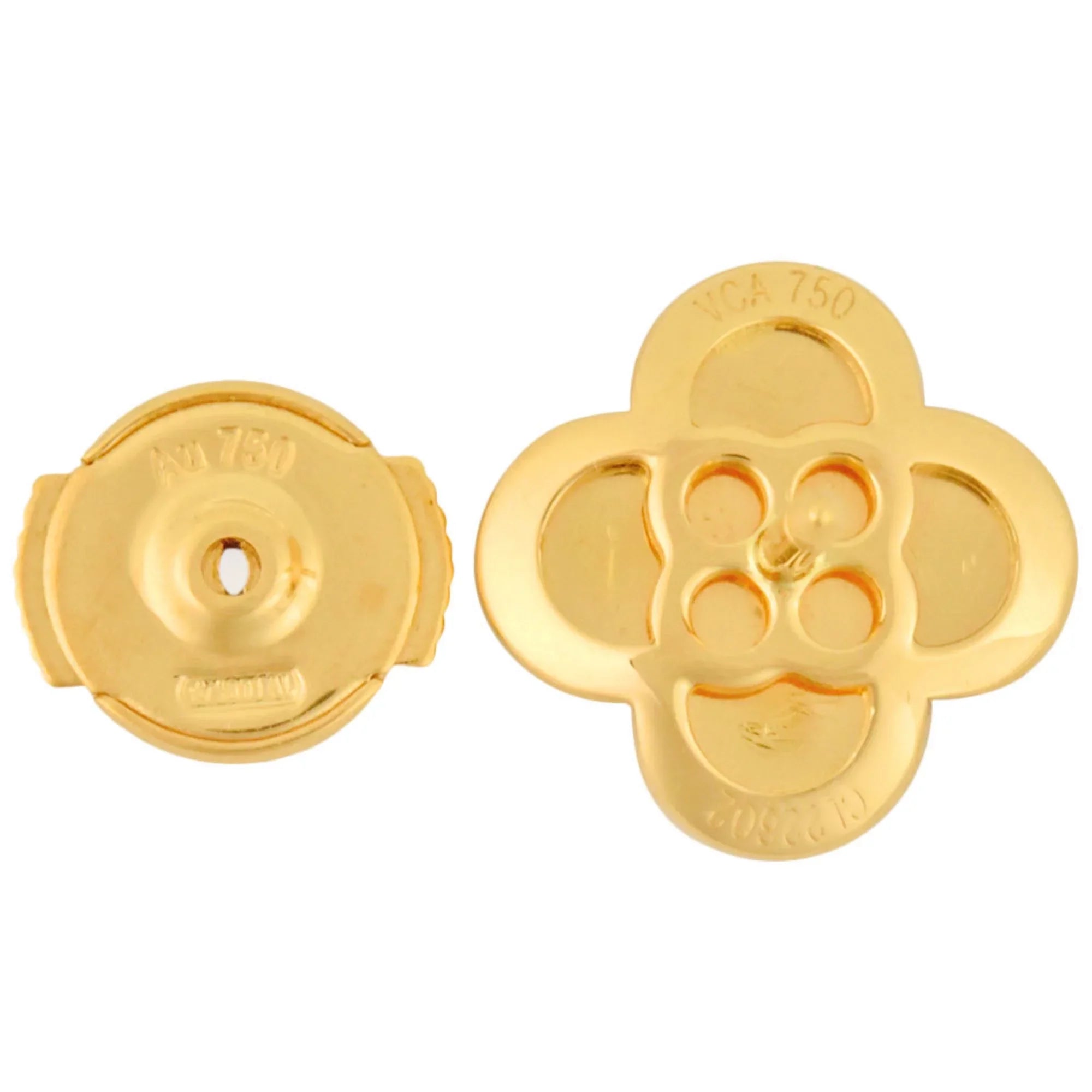 Pre-Owned Van Cleef & Arpels Alhambra Earrings K18YG (Good)