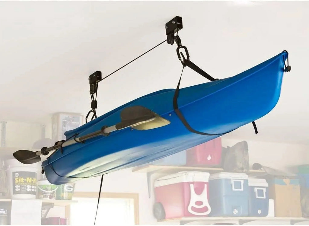 Kayak And Canoe Overhead Storage Hoist - 2 Pack