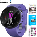 Restored Garmin 010-N2156-01 Forerunner 45S GPS Heart Rate Monitor Running Smartwatch (Iris) - Bundle With Fitness & Wellness Suite (WEYV, Yoga Vibes, Daily Burn) (Refurbished)