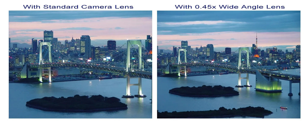 JVC PICSIO GC-FM2AUS 0.45x Wide Angle Lens (HD) Chrome Finish W/ Macro (Modification Style) Magnetic Type.