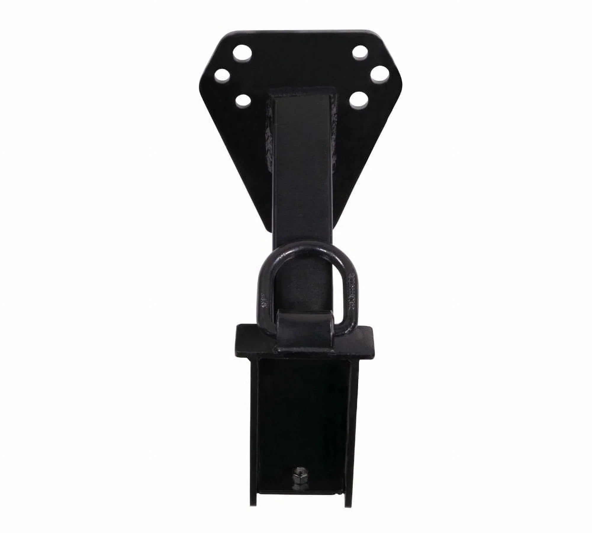Stake Pocket Spare Tire Carrier for Utility Trailer w/ D-Ring - Trailer Spare Tire Mount Holder - Fits 4, 5, 6 & 8 Lugs Wheels on 4", 4.25", 4.75", 5", 5.5" & 6.5" Bolt Patterns