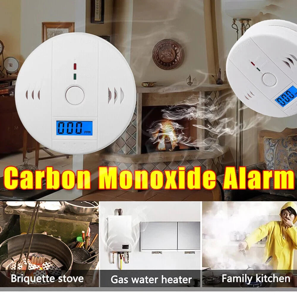 NIFFPD Carbon Monoxide Detector, Carbon Monoxide Alarm for House and Bedroom Battery Powered