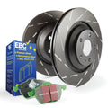 EBC Brakes S2KF1381 S2 Kits Greenstuff 2000 and USR Rotors Fits Civic CSX RSX