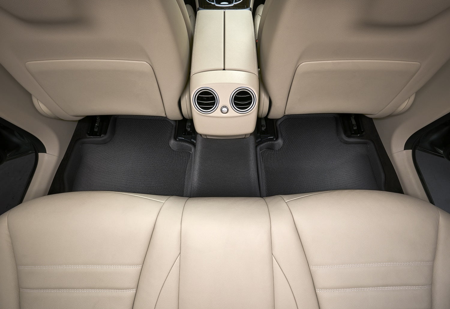 3D MAXpider KAGU Floor Mat (BLACK) compatible with LEXUS RX/RX HYBRID 2016-2022 - Second Row
