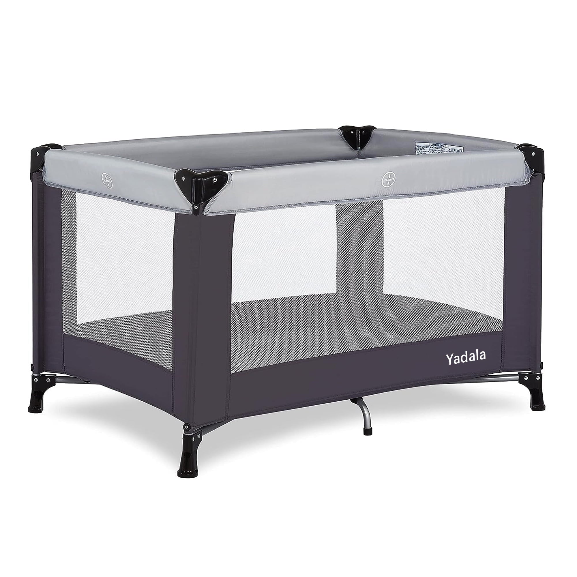Yadala Baby Playard, One-Press Setup Pack n Play, Portable Playpen for Newborn Baby Toddler