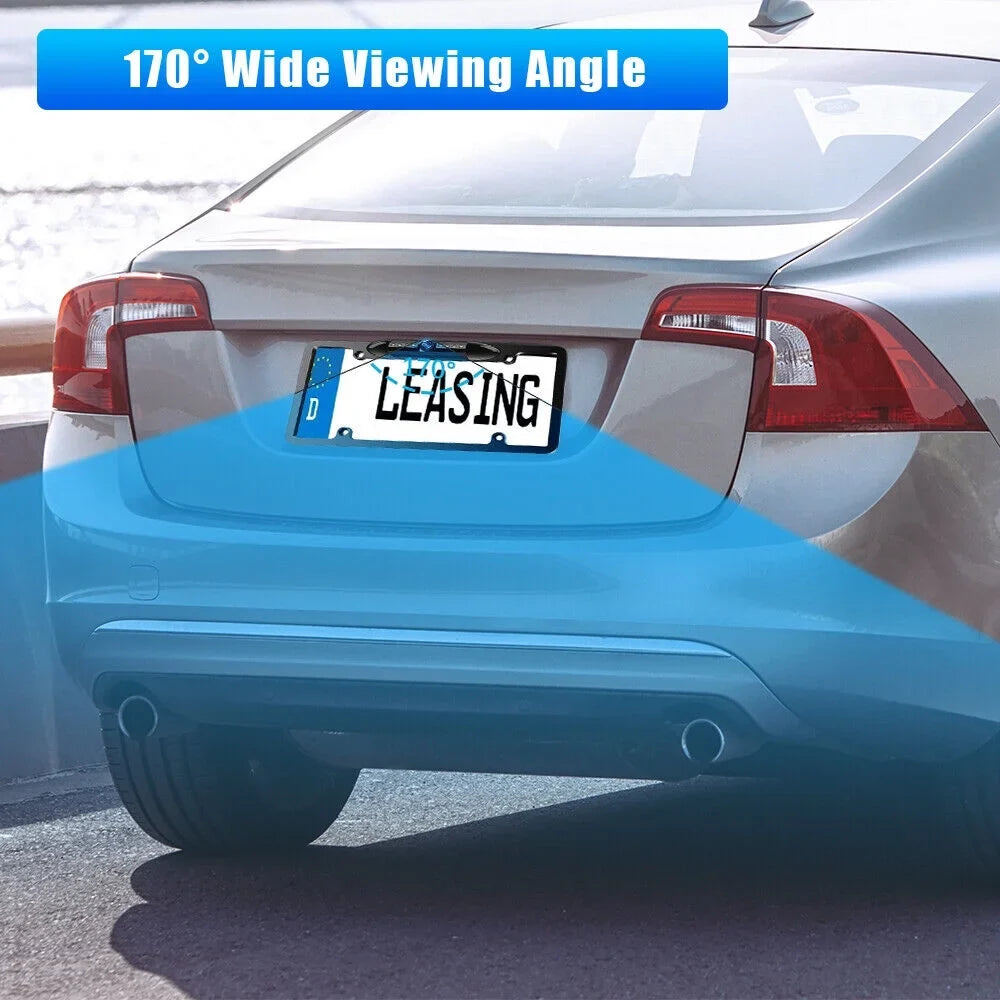 Car Rear View Backup Camera - License PLatitudee Frame with Night Vision
