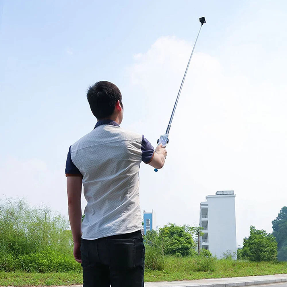 Telesin 2.7M/106 Inch Ultra Long Carbon Fiber Selfie Stick Lightweight Extendable Handheld Pole Monopod Replacement for GoPro Hero 9/8/7/6/Hero 5 Black (2018) Replacement for One R OSMO Act