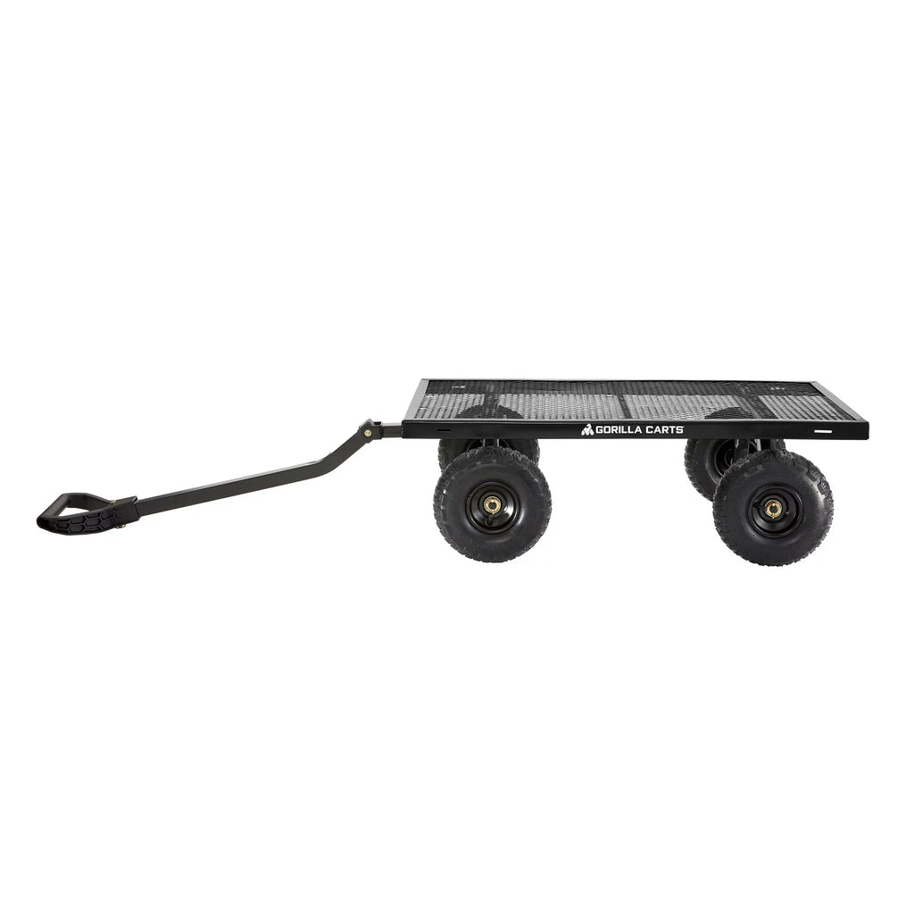 Gorilla Carts Steel Utility Cart Garden Beach Wagon, 900 Pound Capacity