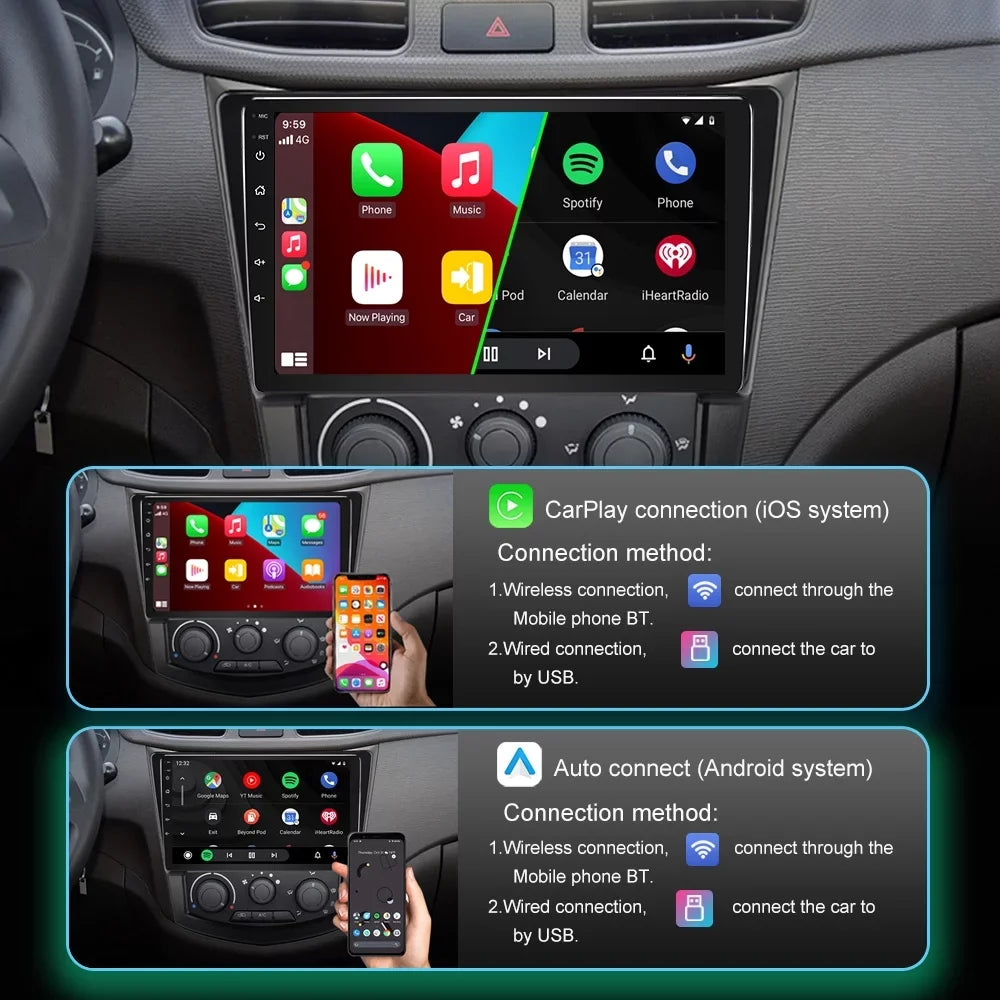 Android 12 Car Radio GPS Stereo Player CarPlay For Mazda 3 2010-2013  2+32G+CAM