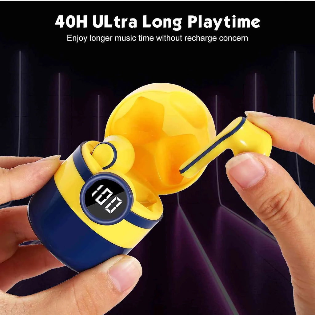 Urbanx Q350 Wireless Earbuds In Ear Bluetooth Headphones For Amazon Kindle Fire Hd With Microphone & Digital Display Ipx7 Waterproof Deep Bass Bluetooth Earbuds For Oppo Reno6 Pro 5G