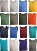 60 Pack of Bulk Mens Cotton Crew Tshirts, Assorted Wholepromotion Sleeve Tee Shirts (60 Pack Mens Tshirts Pack A, Small)