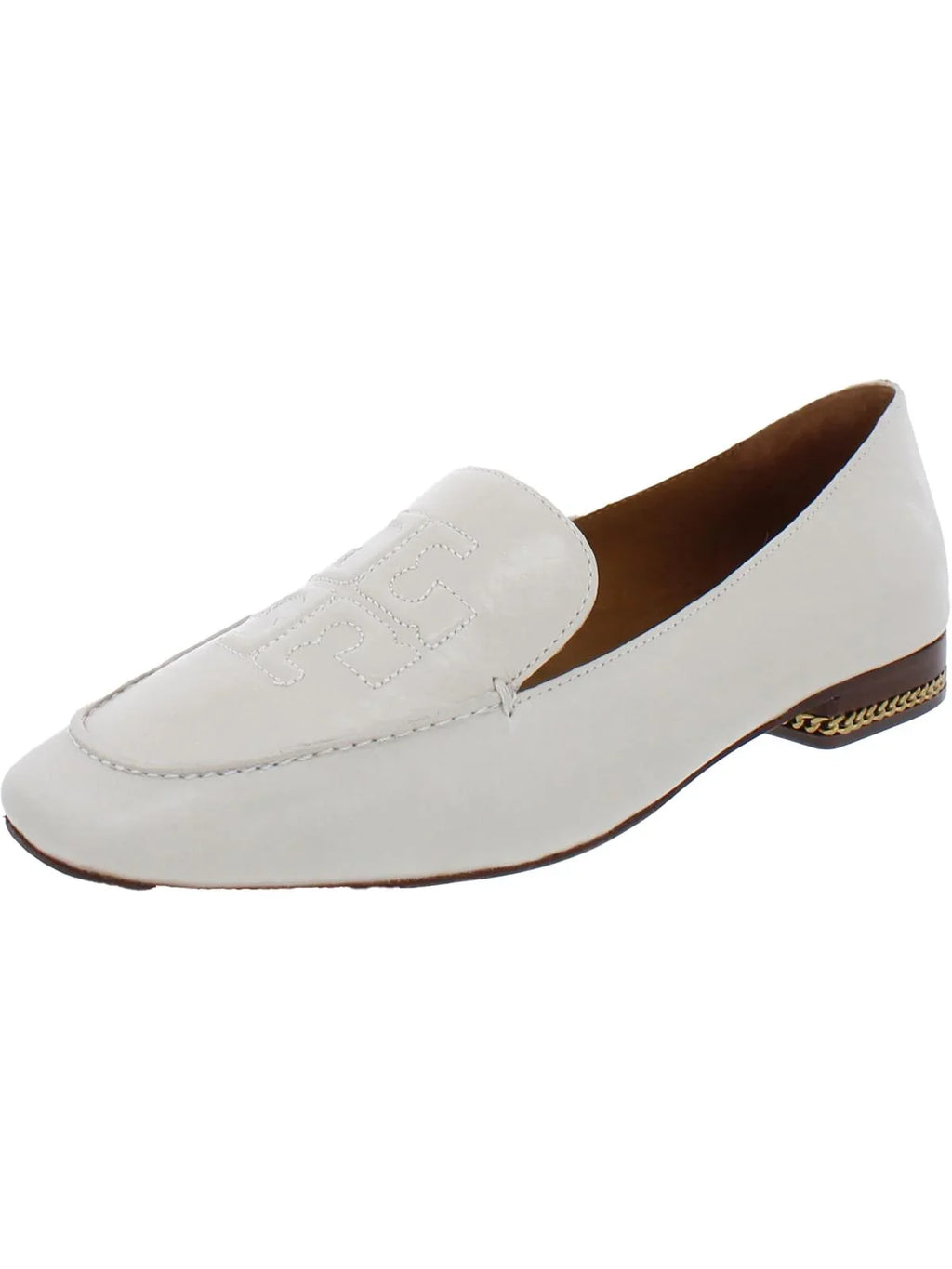 Tory Burch Womens Ruby Leather Moccasin Loafers