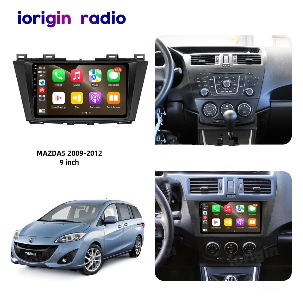 Android 12 Car Radio GPS Stereo Player CarPlay For Mazda 3 2010-2013  2+32G+CAM