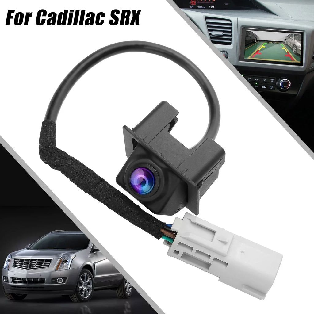Rear View Backup Camera for Cadillac SRX, TSV Back Up Parking Assist Cam 23205689, 22915398, 15926122, 20910350 Replacement for 2010 2011 2012 2013 2014 2015 2016 Cadillac SRX