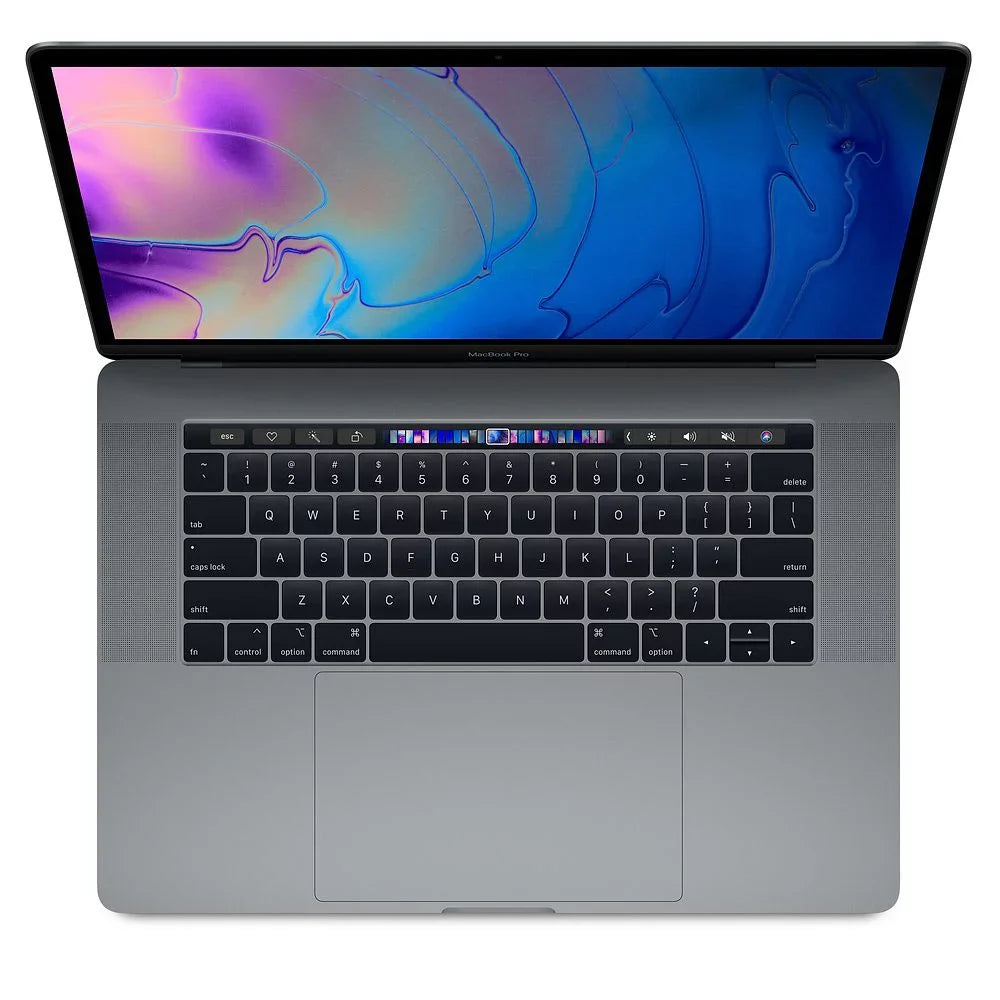 Pre-Owned Apple Macbook Pro 15.4-inch (Retina, Space Gray, Touch Bar) 2.9Ghz 6-Core i9 (Mid 2018) MR942LL/A 64GB SSD 16GB Memory 2880x1800 Display Mac OS Sierra Power Adapter Included (Good)