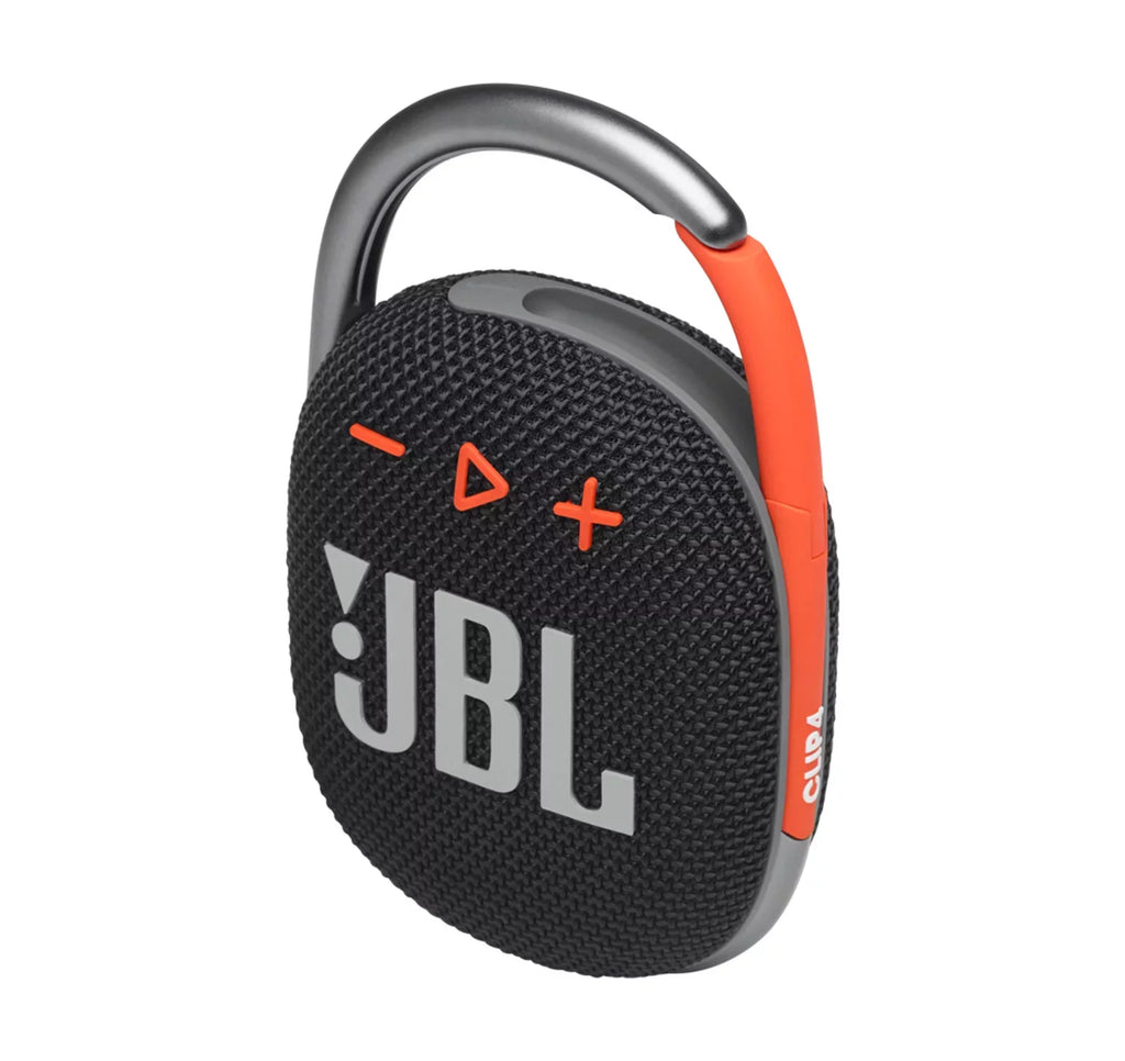JBL Clip 4 Black Orange Portable Bluetooth Speaker (Open Box) Damage Box