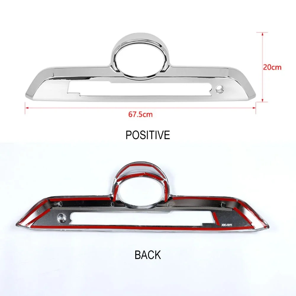 Teledu Chrome Rear Door Trunk Tailgate Handle Decor Cover Trim Panel 4Runner