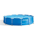 Intex 12 Foot x 30 Inches Metal Frame Pool (Open Box) (2 Pack)
