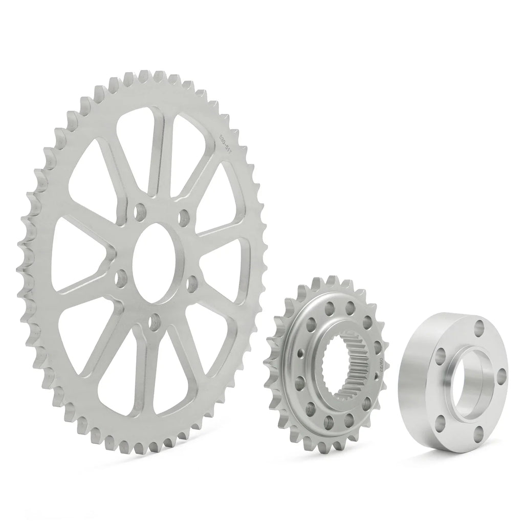 Drive Front Rear Sprocket Conversion Kit for Harley Dyna FXD FXDB FXDF FXDWG