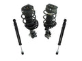 Front and Rear Shock Strut and Coil Spring Kit - 4 Piece - Compatible with 2013 - 2018 Nissan Sentra 1.8L 4-Cylinder 2014 2015 2016 2017