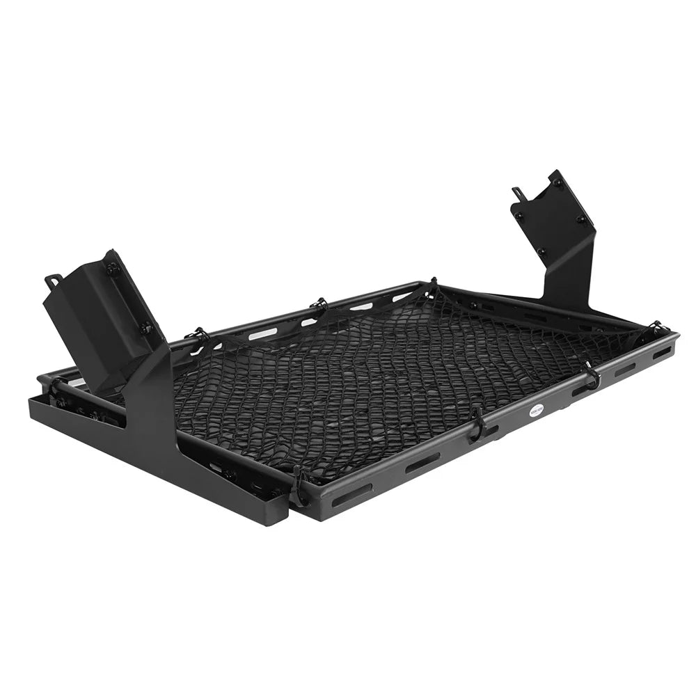 Hooke Road Rear Cargo Basket Rack Luggage Box Fit Ford Bronco 2021-2023 4-Door Black