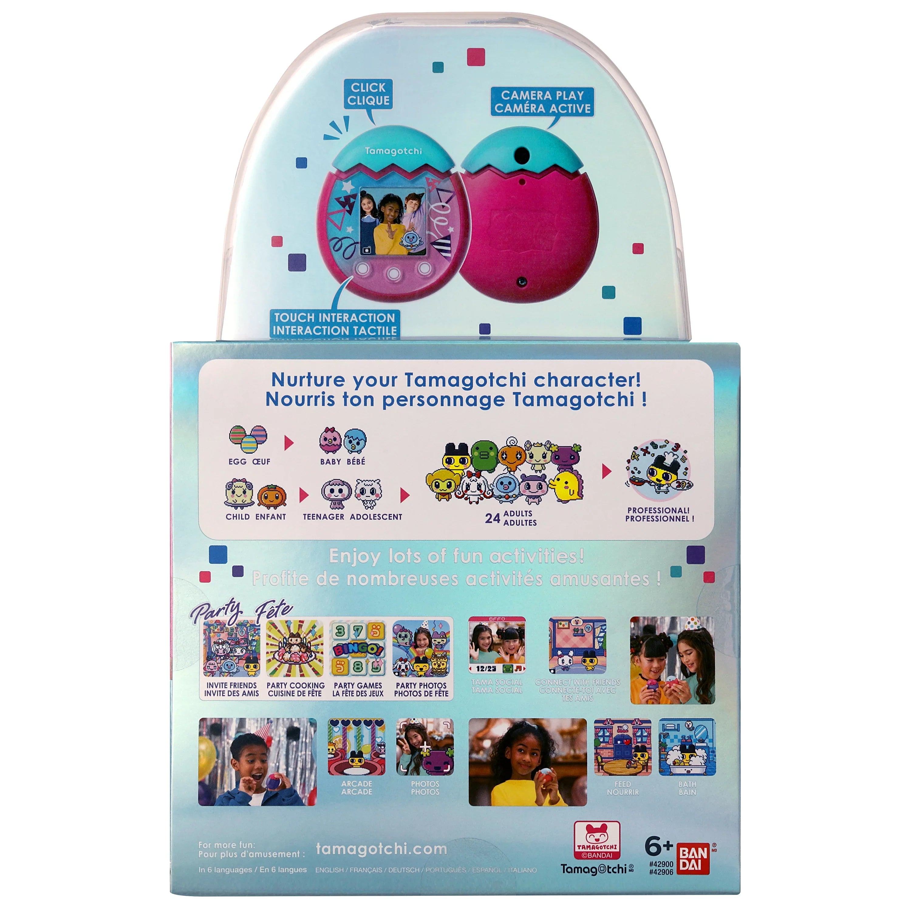 Tamagotchi Pix Party Confetti Electronic Pet
