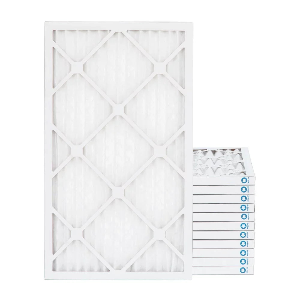 12x25x1 MERV 11, MPR 1000 Pleated AC Furnace 1" Air Filters by Pamlico. Case of 12. Actual Size: 11-1/2 x 24-1/2 x 3/4