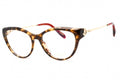 Chopard VCH323S 9AJY Women's Brown Havana Plastic Frame Eyeglasses