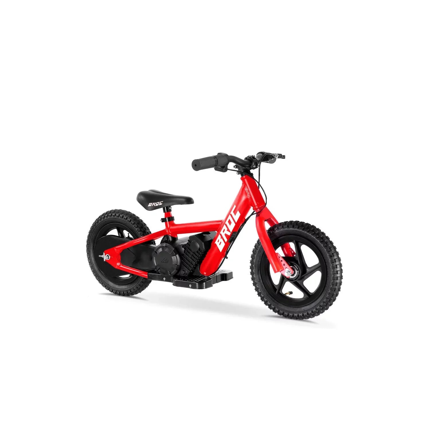 Broc Ebikes BROC Ebikes -D12 RED 12 in. Battery Powered Ebikes, Red