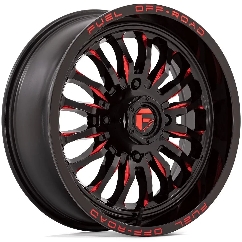 Fuel ARC 18" Wheels Red 36" Intimidator Tires Polaris RZR XP 1000 / PRO XP / Ranger XP 900/1000
