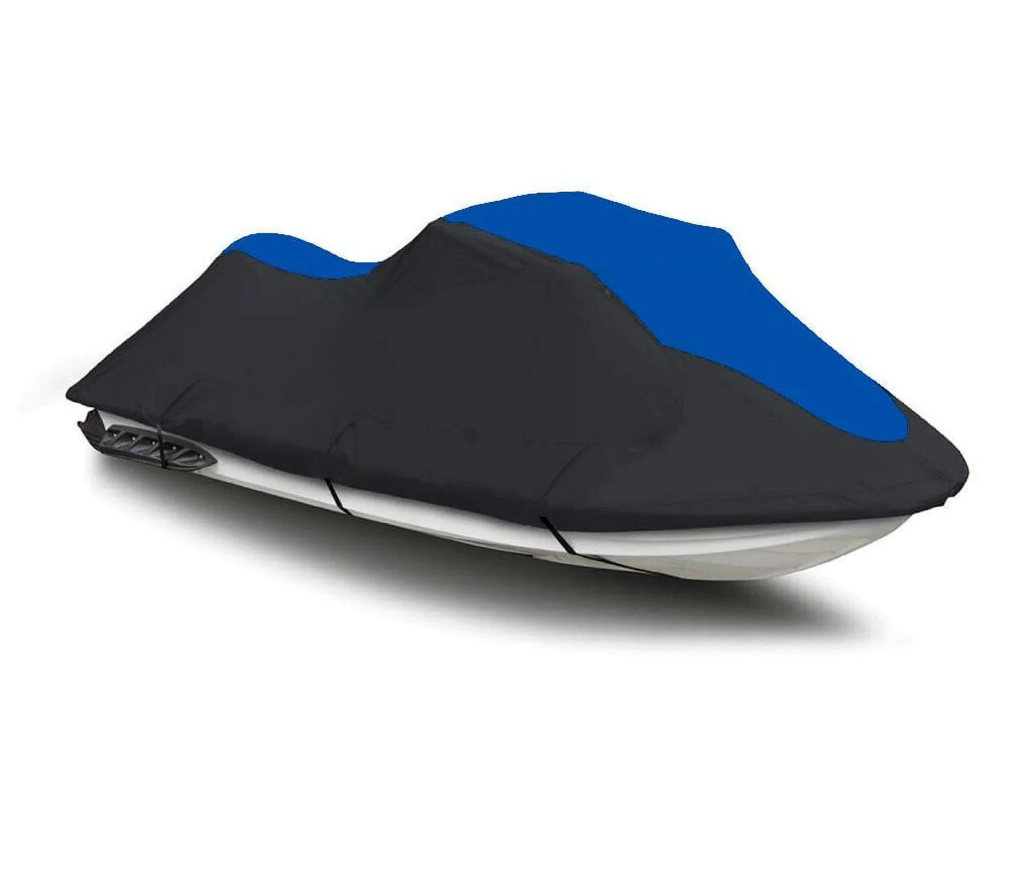 BLACK / BLUE HEAVY-DUTY Cover Compatible for Polaris Pro 1200 2000 2001, Pro 785 1999 2000 Jet Ski Trailerable Cover 1-2 Seater