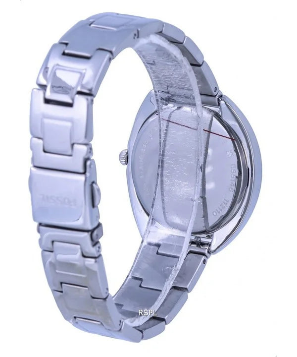Fossil  Gabby Crystal Accents Rose Gold Tone Dial Quartz Womens Watch, Black
