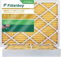 Filterbuy 24x25x4 MERV 11 Pleated HVAC AC Furnace Air Filters (2-Pack)