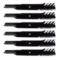 Set of 6 High Lift Mulching Blades 20 1/2" x 5/8" Fits Toro/Fits Exmark 60" Mower Decks