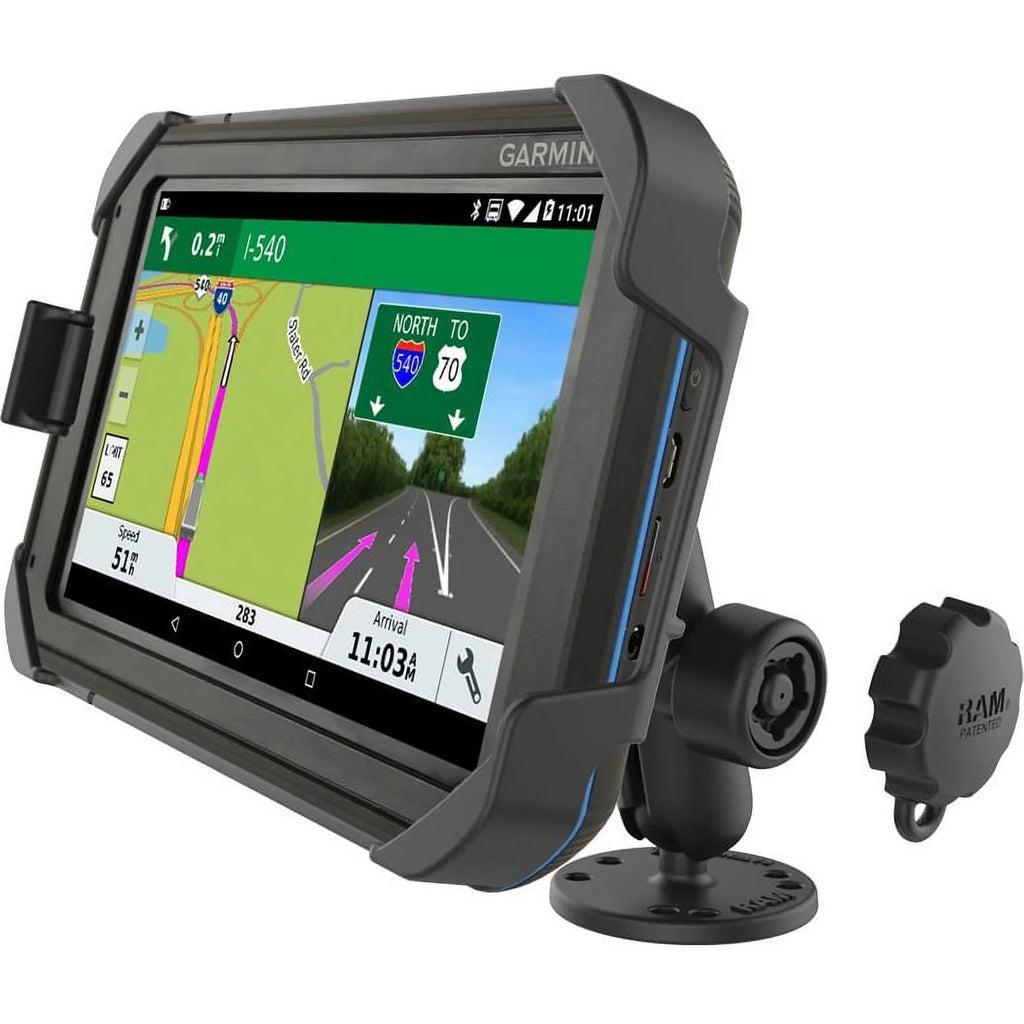 EZ-Roll'r Drill-Down Mount for Garmin Fleet 770, Overlander + More