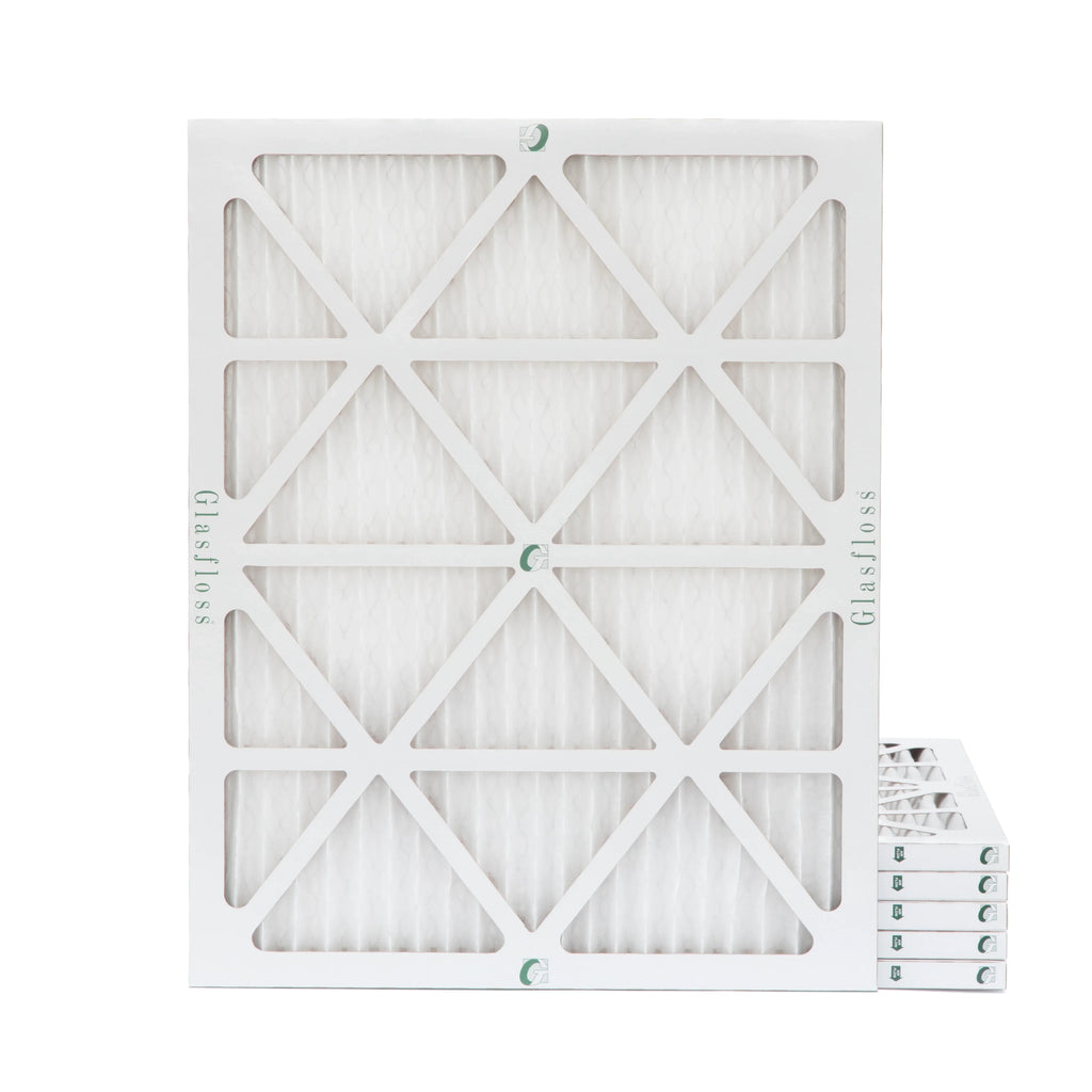 15x20x1 MERV 13 Pleated AC Furnace Air Filters by Glasfloss Industries. 6 Pack