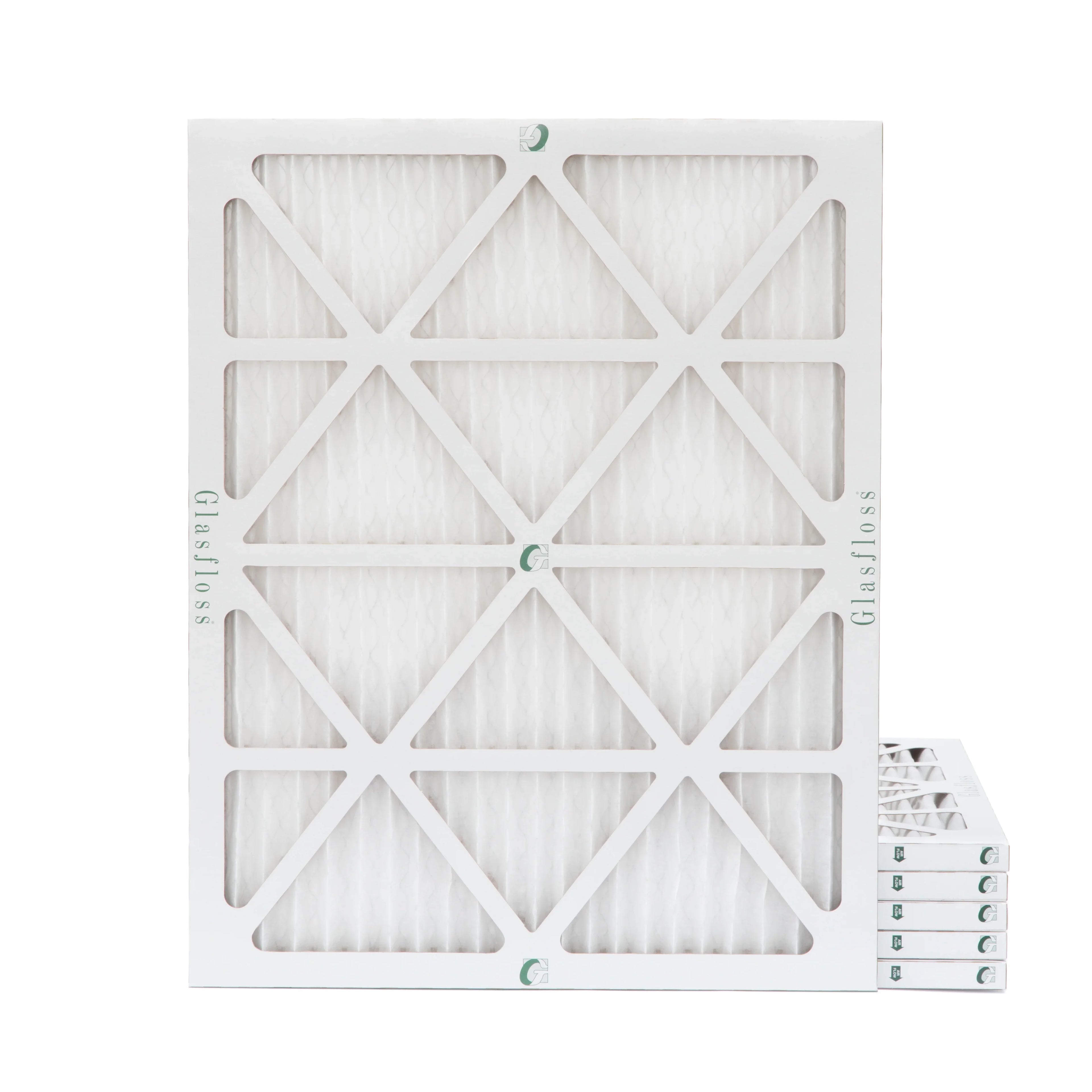 15x20x1 MERV 13 Pleated AC Furnace Air Filters by Glasfloss Industries. 6 Pack