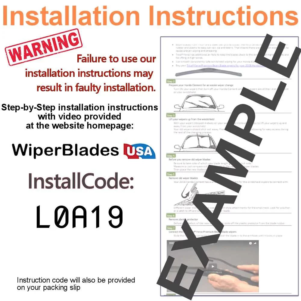 2020 Cadillac XT4 Beam Blade Wipers (Set of 3) w/Rear Wiper