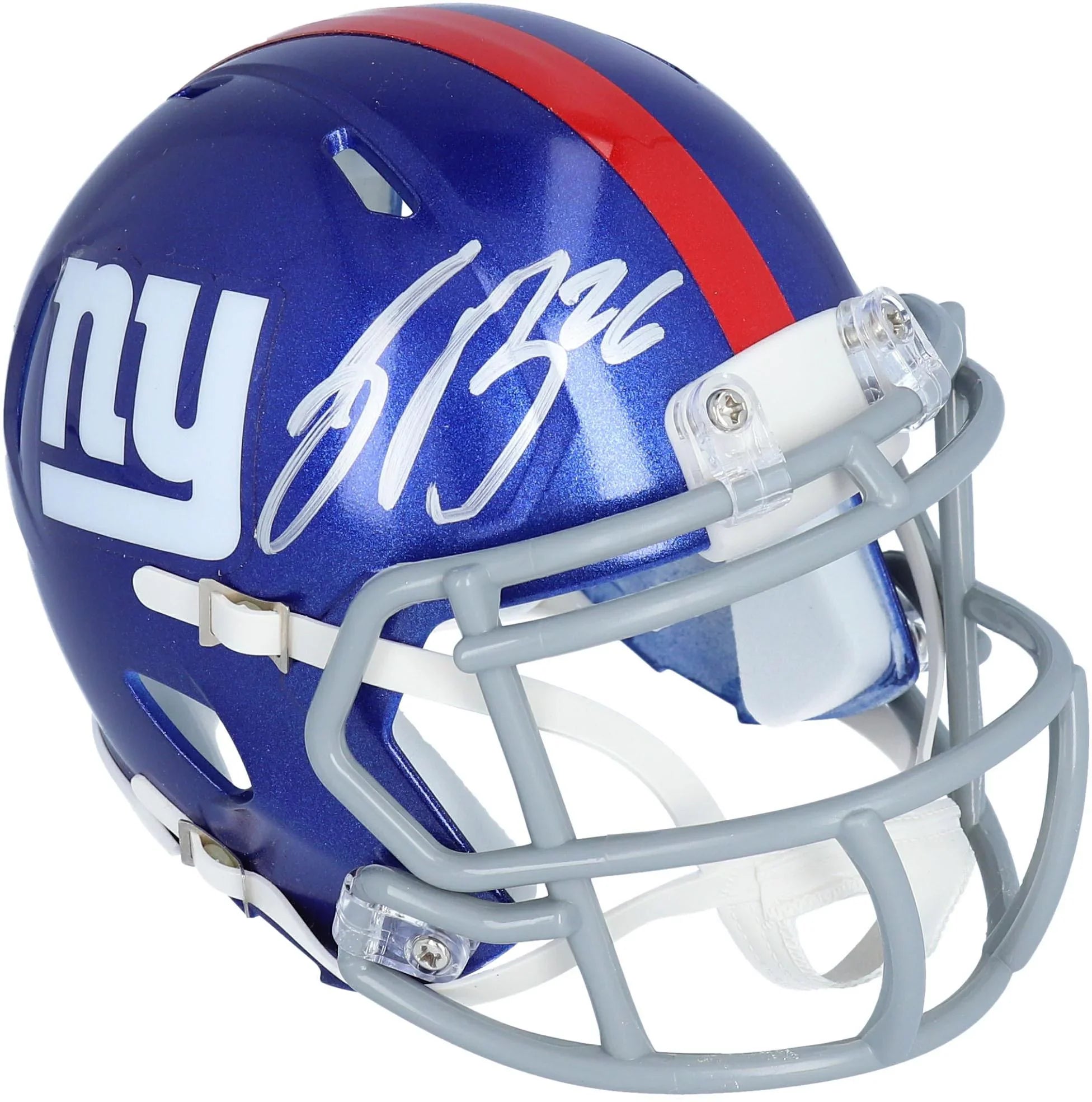 Saquon Barkley New York Giants Autographed Riddell Speed Mini Helmet - Fanatics Authentic Certified